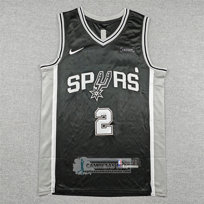 Camiseta San Antonio Spurs Dylan Harper NO 2 Icon 2025-26 Negro